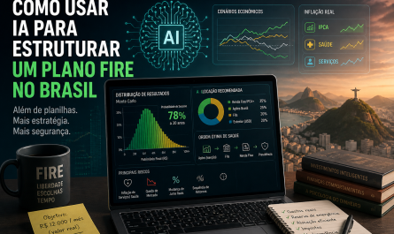 Como usar IA para estruturar um plano FIRE no Brasil (além de planilhas)
